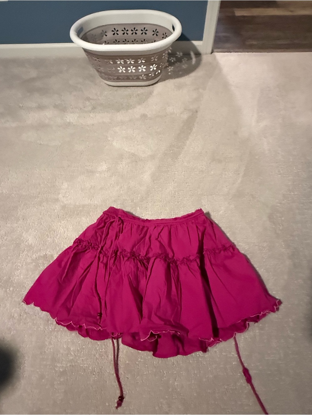 Short pink shirt